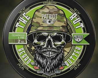 The Rut Beard Butter - Deep Conditioning Beard Cream - Cedarwood & Pine - Softens Coarse Hair and Prevents Itch - Natural Men’s Grooming