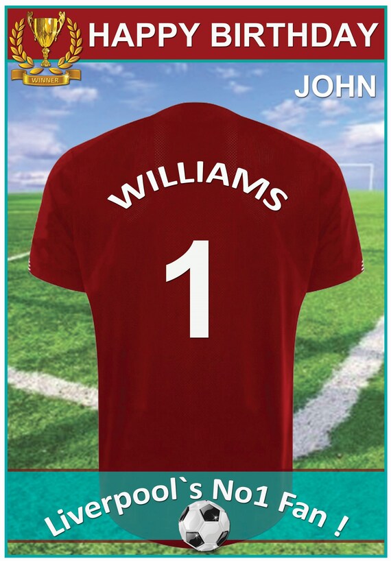 personalised liverpool shirt 2019