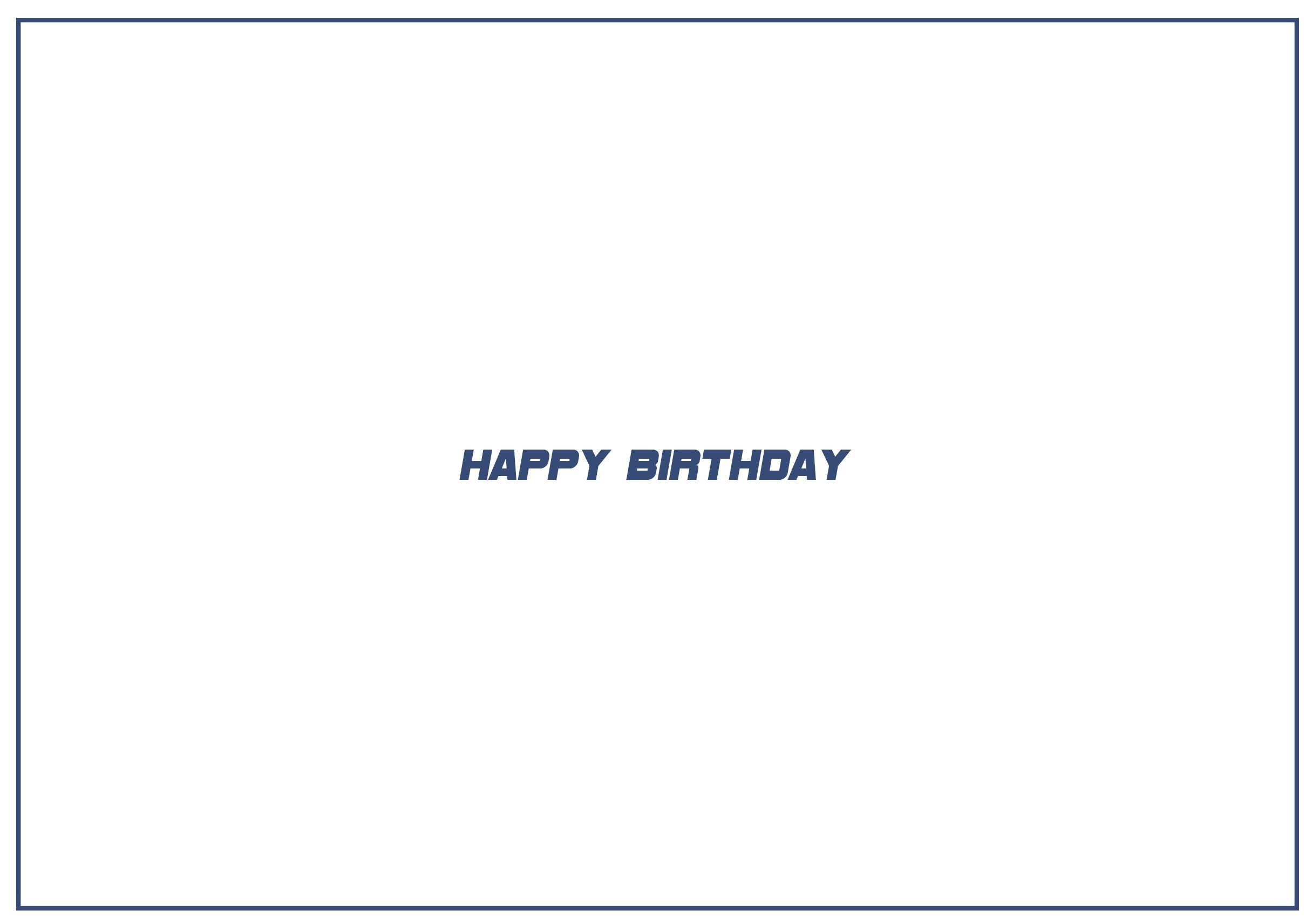 Triathlon Birthday Cards