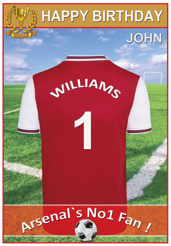 Personalised arsenal jersey Clearance