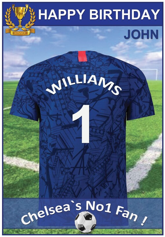 personalised chelsea jersey