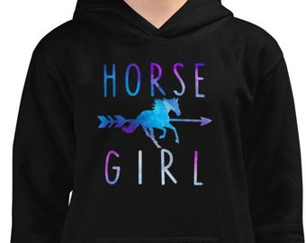 kids horse hoodie