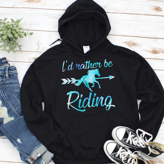 horse girl hoodie