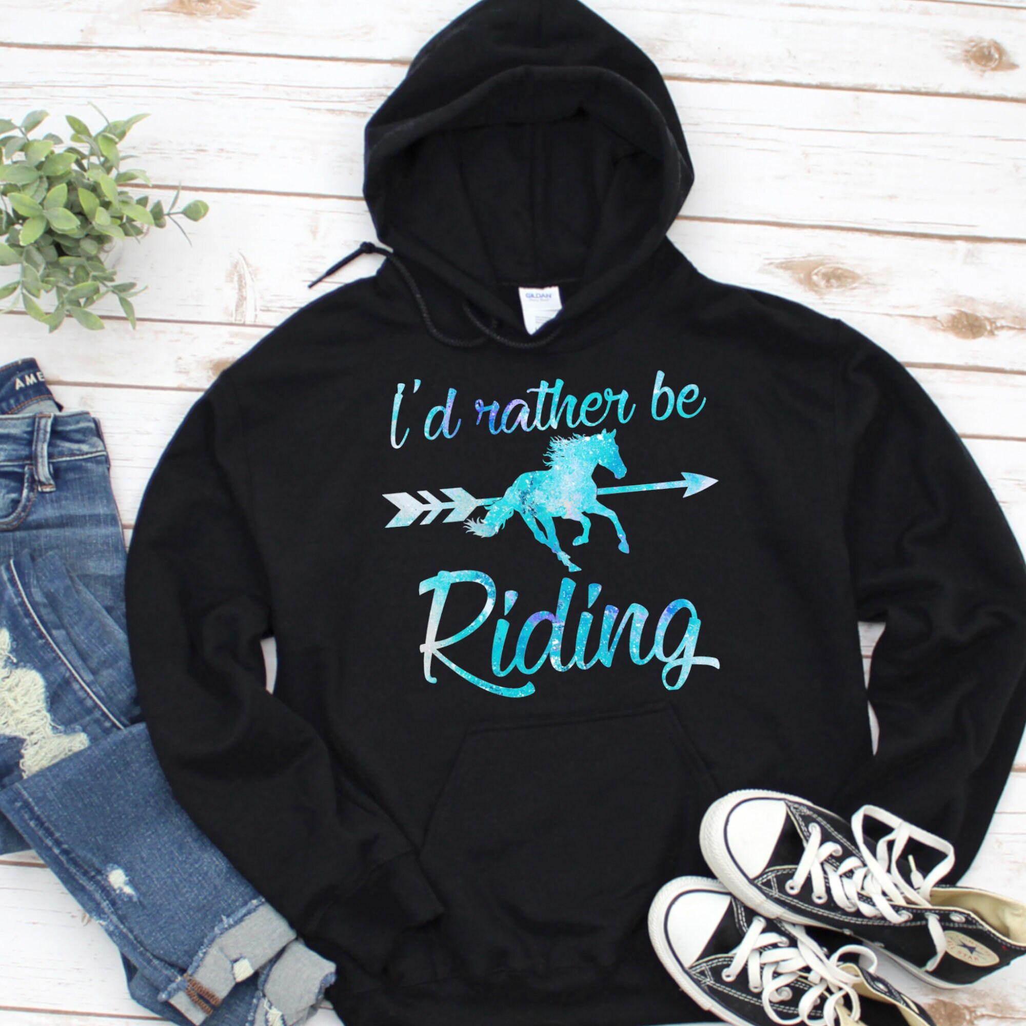 horse hoodie women's