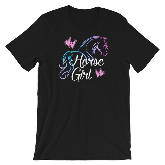 Disover HORSE GIRL T-Shirt, Womens Horse T-Shirt, Horse Shirt Teen Girl