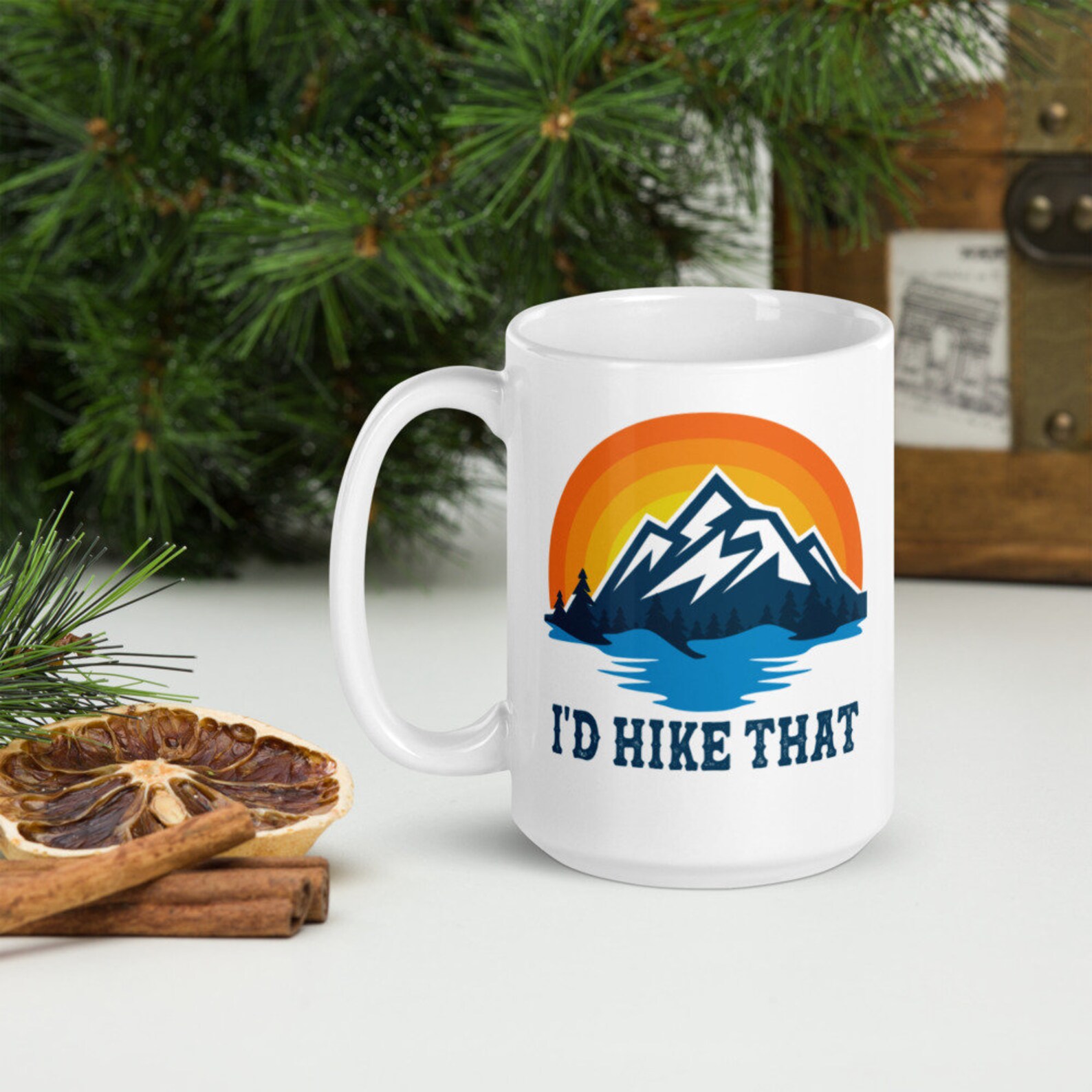 Hiking Coffee Mug I'D HIKE THAT Hiking Camping Mug Funny Etsy