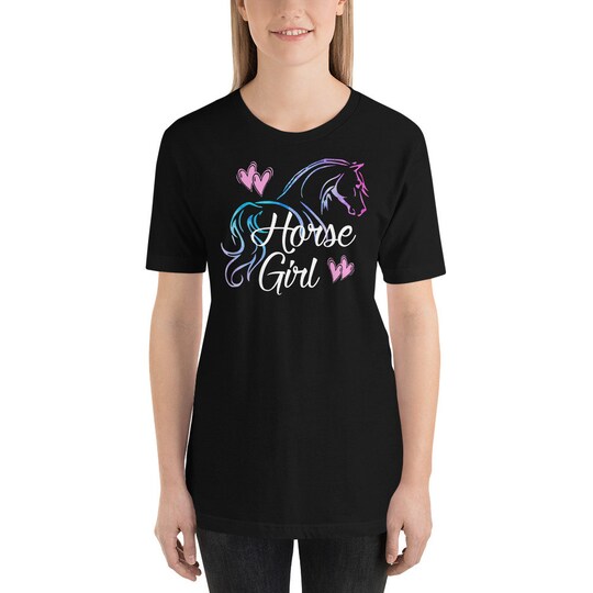 Disover HORSE GIRL T-Shirt, Womens Horse T-Shirt, Horse Shirt Teen Girl