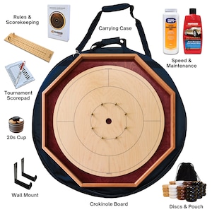 The Baltic Bircher Crokinole Board Kit - Large Traditional Octagon Style