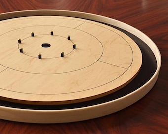 Het Crokinole Canada-bord (geen merknaam) - Crokinole-bordspelset in toernooistijl (voldoet aan de NCA-normen)