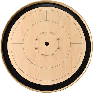 The Crokinole Canada Board (With Branding) - Tournament Style Crokinole Board Game Set (Meets NCA Standards)
