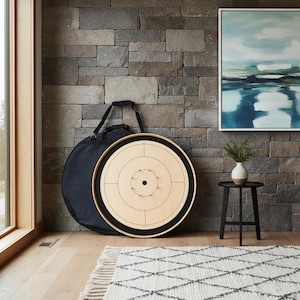 Crokinole Canadá (con marca): paquete completo de Crokinole