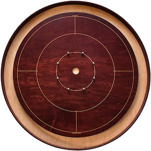 The Red Maple - Tournament Style Crokinole Board Game Set (Meets NCA Standards)
