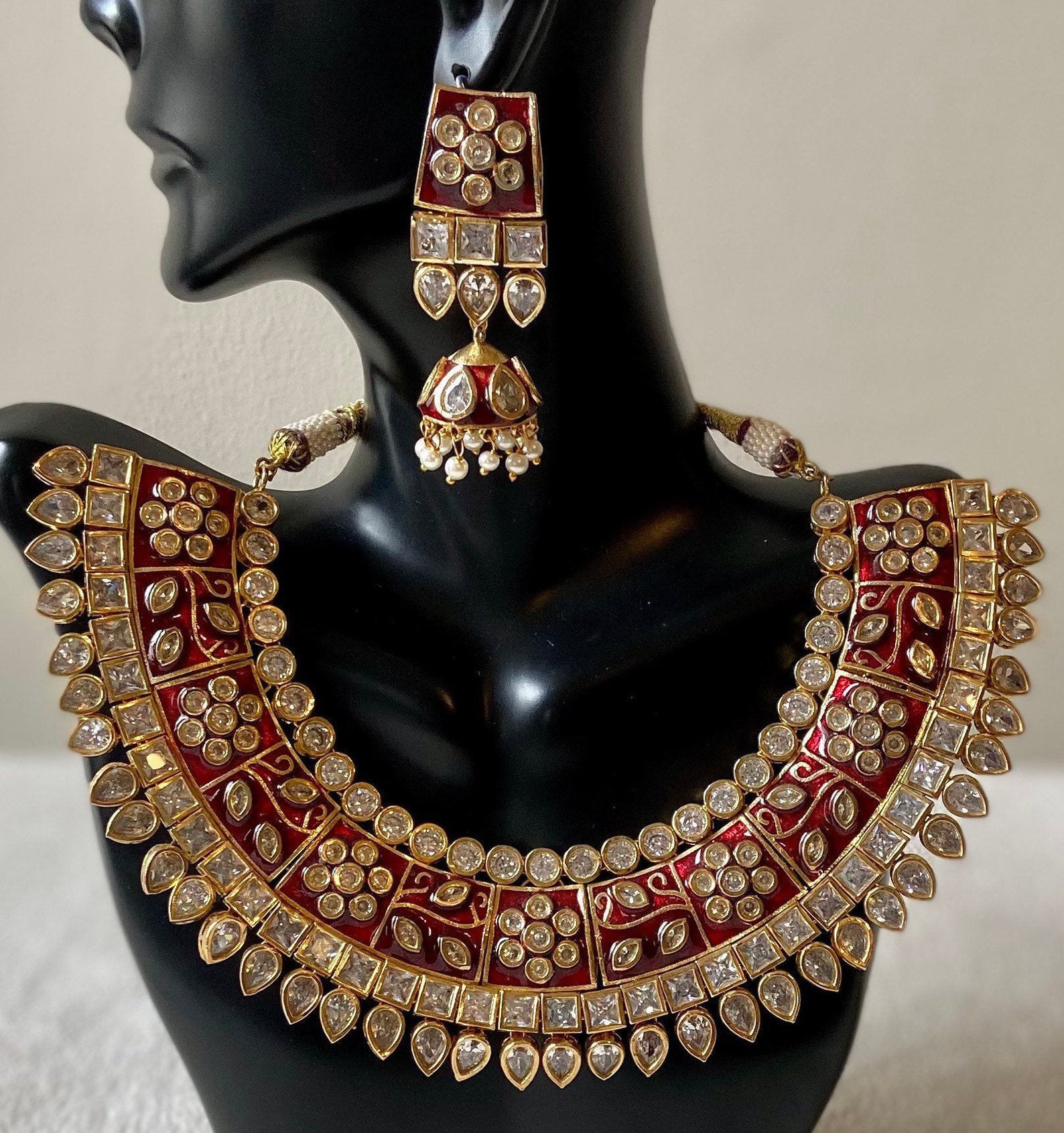 Rajwada Meenakari Bridal Set – Pinkcity craft