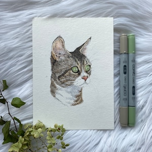 Custom Hand Drawn Pet Portraits