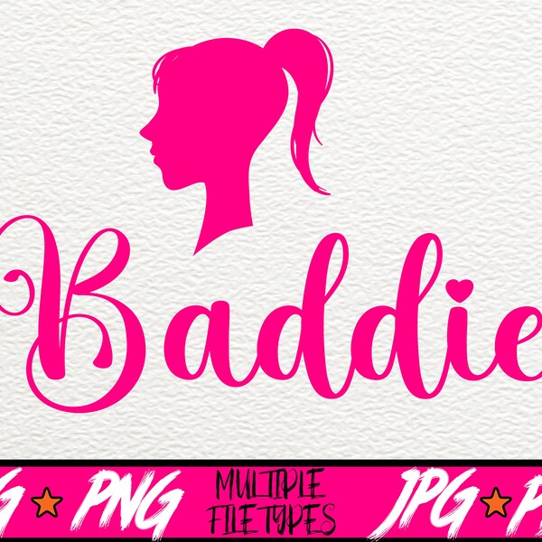 Baddie Font Svg - Etsy