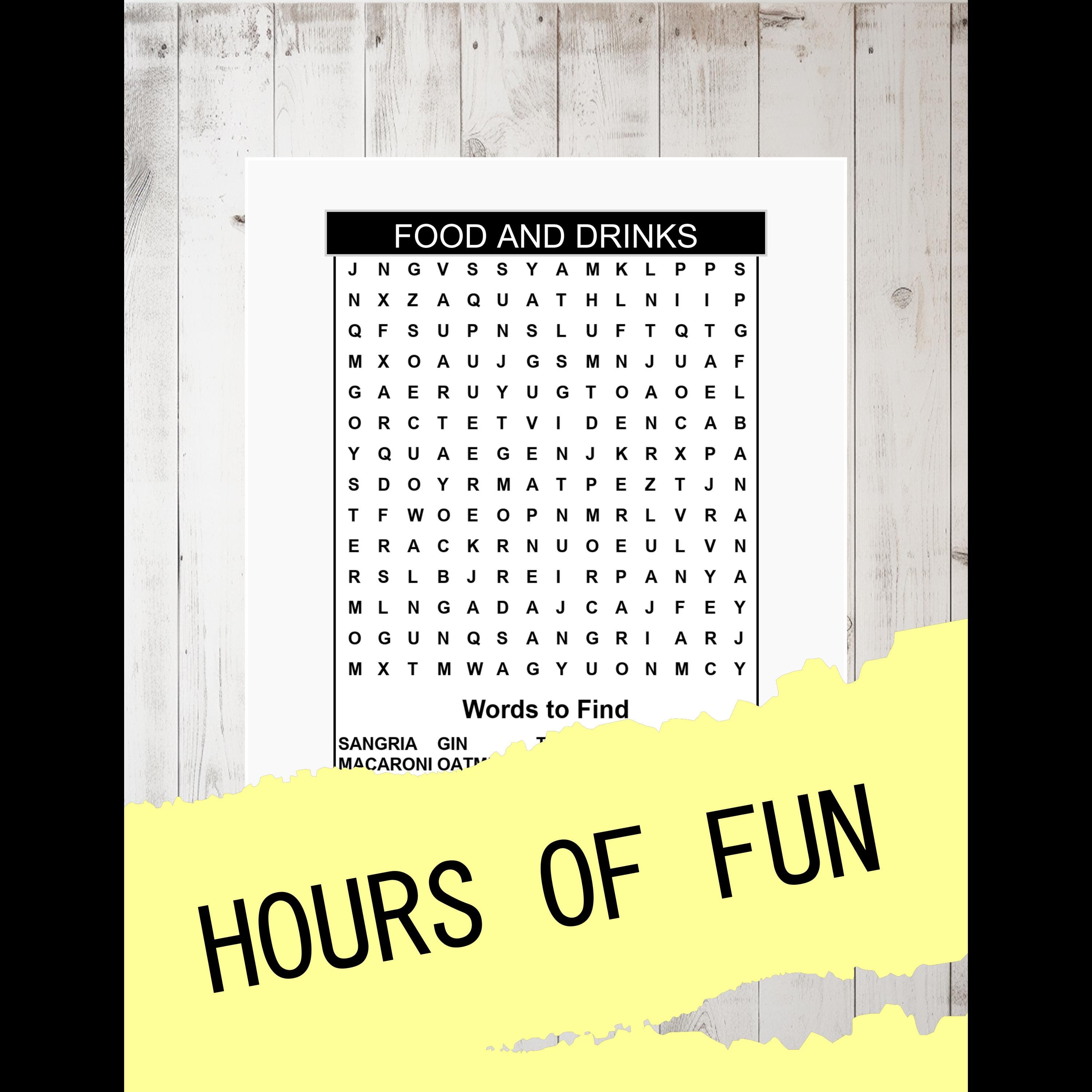 Word Search Rp Word Search 1000 Puzzle Pages Word Find Relaxation, Printable Sheets ...