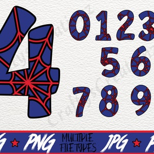 Spiderweb Numbers SVG | Birthday Bundle png | jpg | svg | pdf | Bday Clipart Party Decorations | Dino Cut Files Printable | Bday Invitation