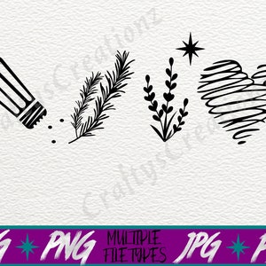 Practical Magic SVG | Salt Rosemary Lavender Love Svg | Jpg | Png | Pdf | Witch Sister | Printable Instant Download Commercial Use Cut File