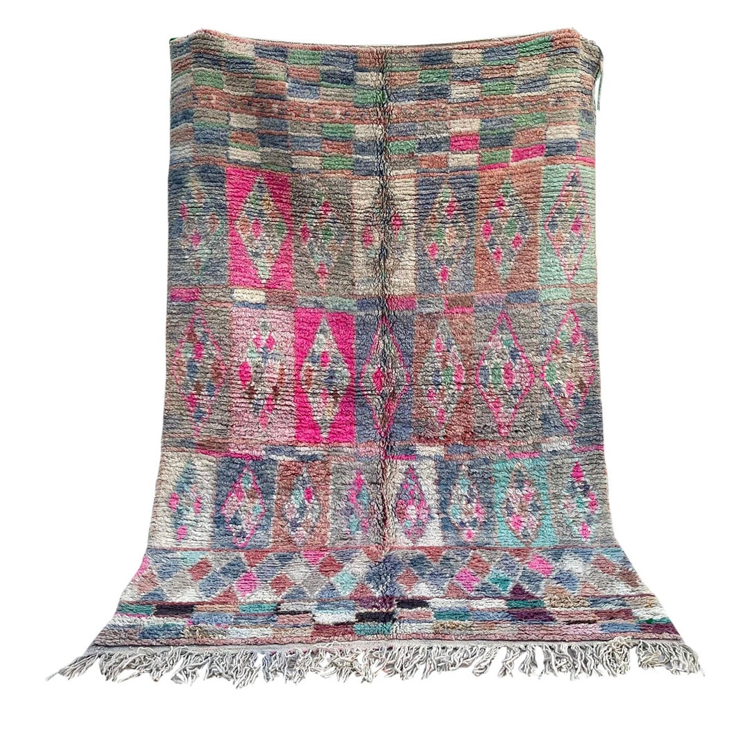 Intricate Amazigh Original Boujaad Moroccan Rug - 666269 - Etsy