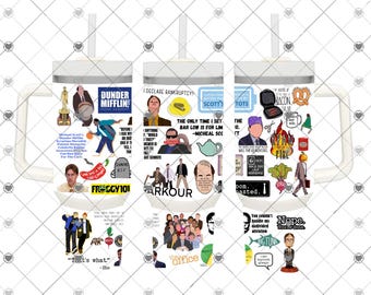 The Office 40oz Tumbler Wrap * Digital File Only*