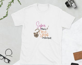 Chemise fête des mères | T-shirt pour maman | Cadeau d'anniversaire pour maman Mom life | Meilleure chemise pour maman | Super maman | t-shirt | Vêtements sur le thème des mamans | appréciation | Drôle