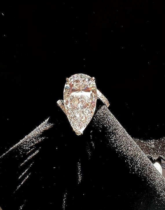 European and American fashion s925 sterling silver high carbon diamond ring  women's 10*10 simulation diamond emerald diamond rin - AliExpress