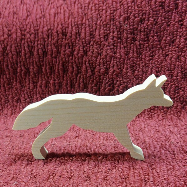 Wooden Fox - Etsy