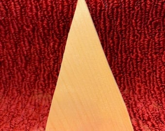 Handmade Wood Christmas Tree: 5" Pointed Holiday Decor
