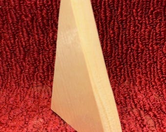 Handmade Wood Christmas Tree: 7" Pointed Holiday Decor