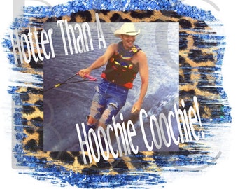 Hotter Than A Hoochie Coochie Leopard PNG, Instant Download, Sublimation.