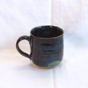 Blue & Green Dipped Stoneware Mug