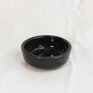 Black Ceramic Stoneware Ring Dishes