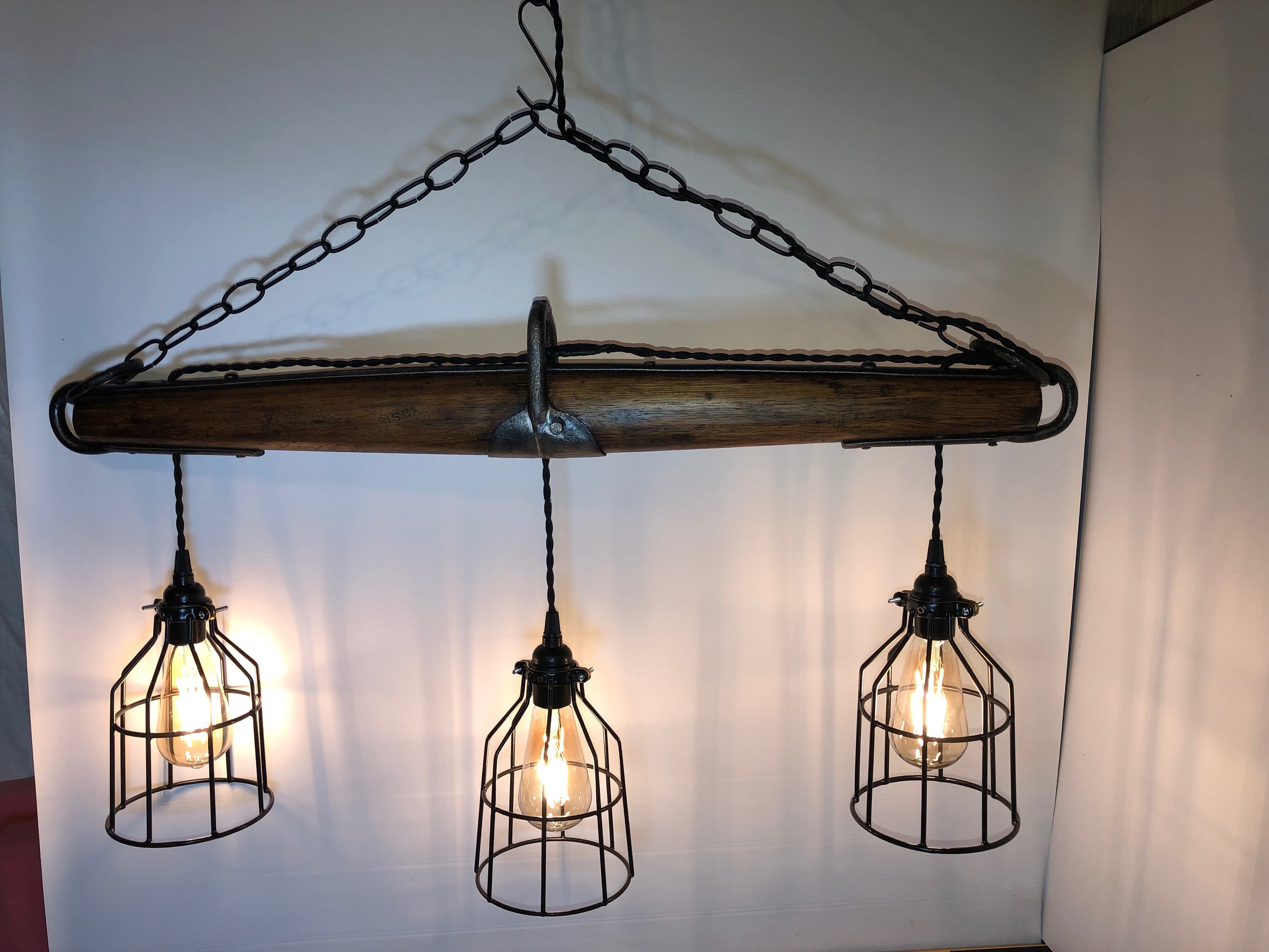 Horse Yoke Chandelier Etsy UK