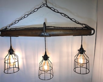 Horse Yoke Chandelier