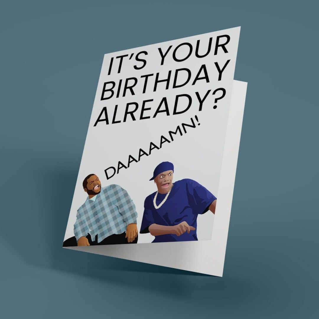 Friday Craig and Smokey Birthday Card customizable - Etsy