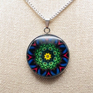 Cabochon Pendant - Cabochon, Necklace, Cabochon Necklace, Pendant Necklace, Gifts for her, Bridal Gifts, Stainless  steel  pendant, Glass