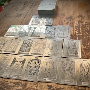 Stainless Steel Major Arcana Tarot Deck. One deck rules them all