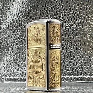 Harley Davidson Zippo Gold - Etsy