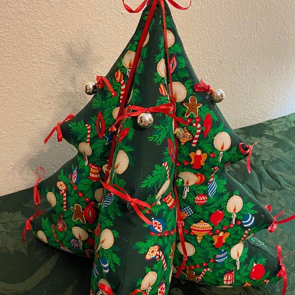 Vintage Fabric Christmas tree