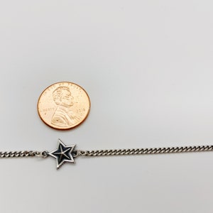 Silver Star bracelet, star bracelet,Star Mini bracelet,Star Celestial bracelet,Tiny Star bracelet,star bracelet, promise bracelet for her image 5