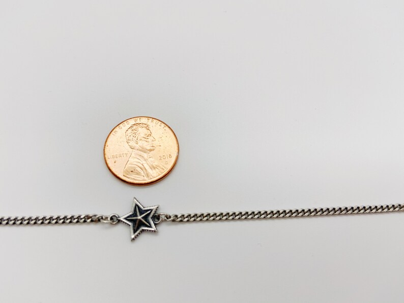 Silver Star bracelet, star bracelet,Star Mini bracelet,Star Celestial bracelet,Tiny Star bracelet,star bracelet, promise bracelet for her image 5