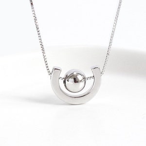 Silver necklace simple necklace, Pendant Necklace, Dainty Necklace, Gift For Her, Everyday Necklace,gift for her, date necklace