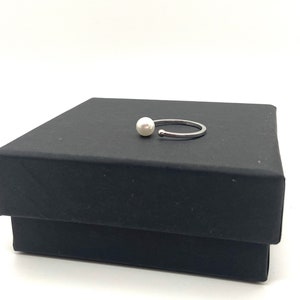 top ChristmasTop sale s giftsgift Pearl ring Sterling silver ring