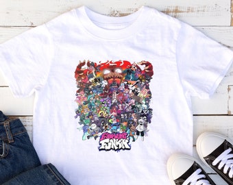 Friday Night Funkin shirt, Fridaynight funkin, fnf shirt, fnf boyfriend, fnf lemon demon, fnf Agoti, ballistic, friday night funkin, fnf ruv