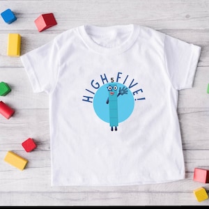 Numberblocks Shirt, Number Blocks Shirt, Number blocks kids shirt, numberblocks, number blocks, kids numberblocks, High five, Number kids
