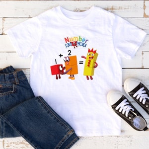 Numberblocks Shirt, Number Blocks Shirt, Number blocks kids shirt, numberblocks, Number blocks, kids numberblocks, Numberblock
