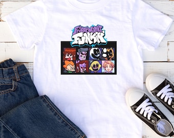 Friday Night Funkin, Fridaynight Funkin Shirt, Fridaynight Funkin, fnf shirt, Senpai, Pico, Daddy Dearest, Mommy Mearest, FNF Logo, Funkin