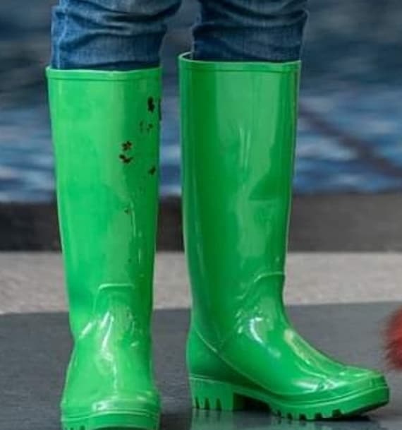 georgie green rain boots
