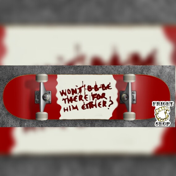 pennywise with skateboard