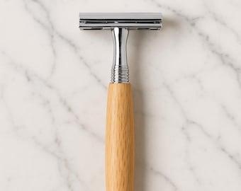 Personalized Bamboo Razor 100%, Natural Sustainable Bamboo Razor, Eco-friendly Gift, Bamboo Gift, Gift for him,Father's Day,Sustainable gift
